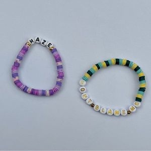 Taylor Swift Lavender Haze and Don’t Blame Me Friendship Bracelets